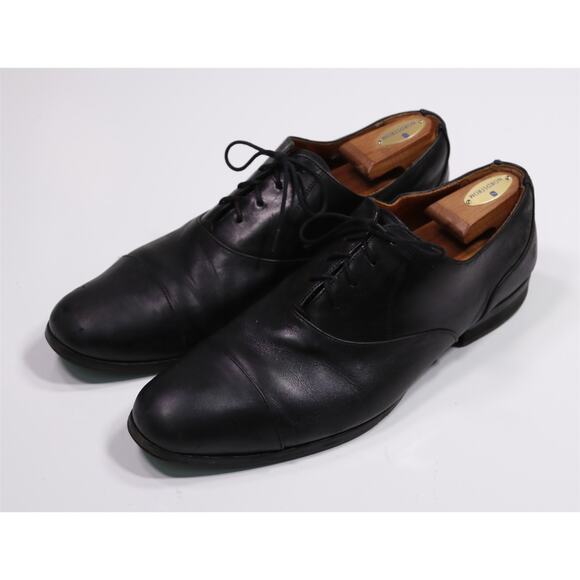 Wolf & Shepherd Black Captoe Oxford Leather Dress Shoes 11 main image 11